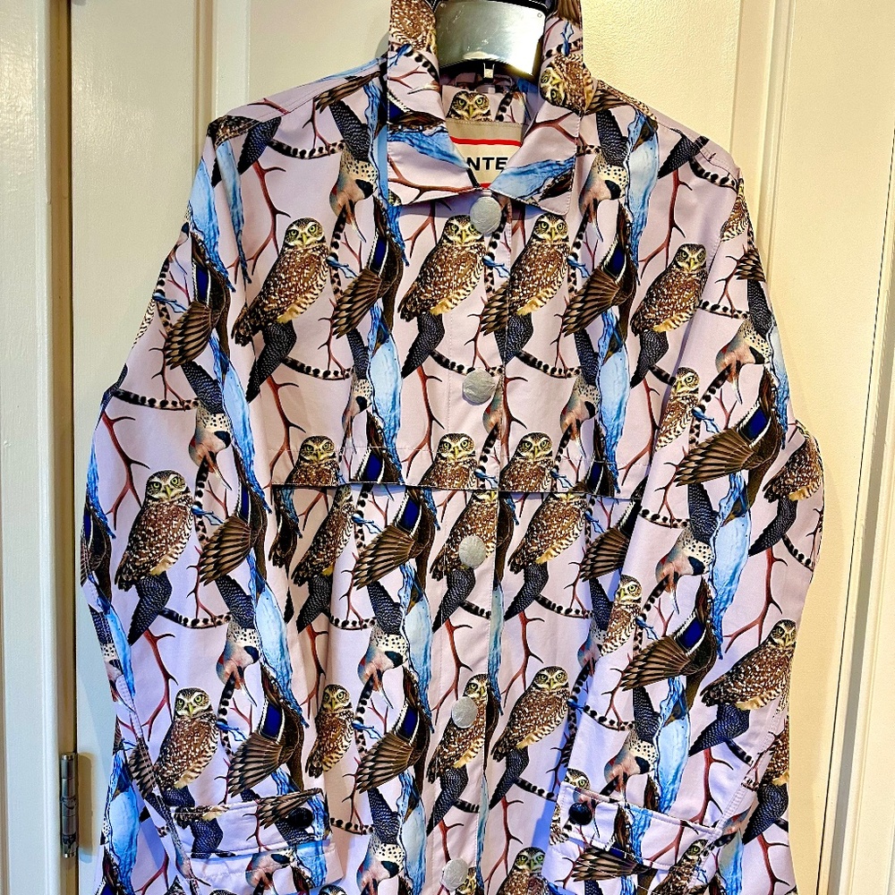 Hunter Multicolor Bird Print Utility Jacket - Picture 4 of 14